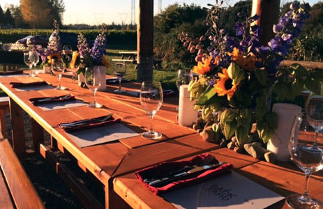 Private Events at Backyard Vineyards in Langley, BC